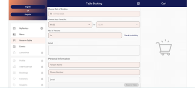 Restaurant Ordering & Reservation SaaS Platform - Aplicación Web