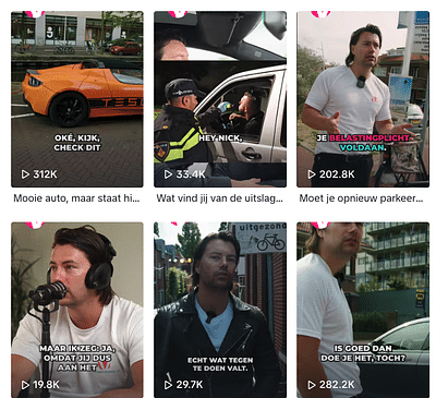 Verkeersboete.nl Viral TikToks - Social media