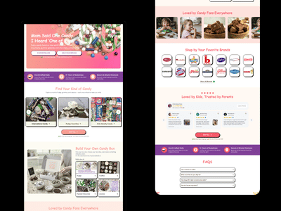 Shopify Store Design & CRO for 2 Kids Candy Store - E-commerce