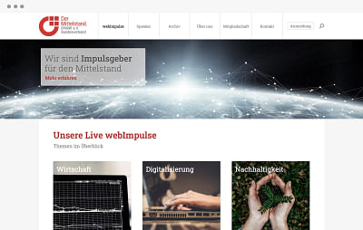 BVMW webImpulse - Création de site internet