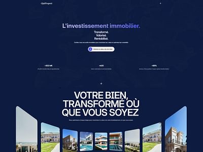 Optiproperti - Création de site internet