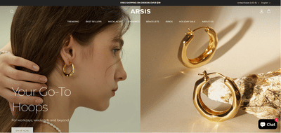 ARSIS – Minimalist Jewelry Shopify Store - SEO