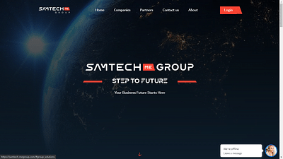 Samtech Group Website Design and development - Création de site internet
