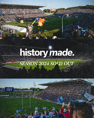 New Zealand Warriors Sellout Entire 2024 Season - Publicité en ligne