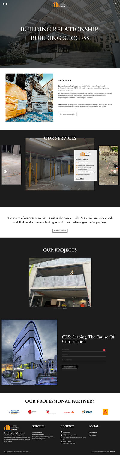 Construction Website Development & SEO - Website Creation