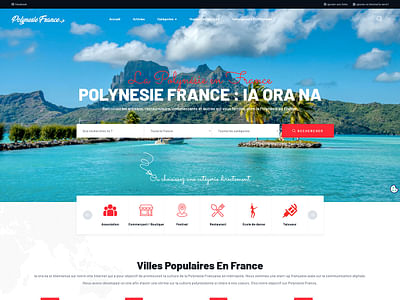 POLYNESIE-FRANCE - Website Creatie