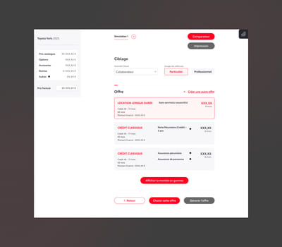 Toyota Financial Services: Online Requests, Payments and Simulator - Ergonomie (UX/UI)