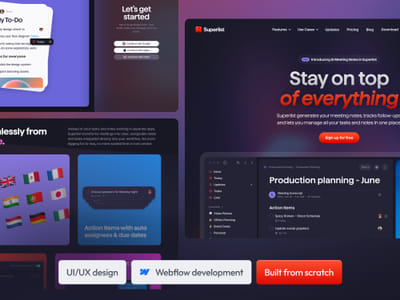 Superlist | Complete Web & UI/UX Development - Website Creation