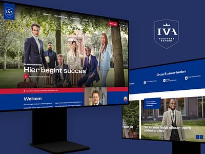 Nieuwe corporate website IVA Business School - Website Creatie