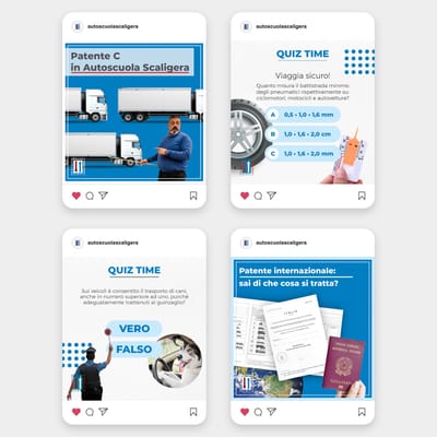 Autoscuola Scaligera - Social Media & Google Ads - Branding & Positionering