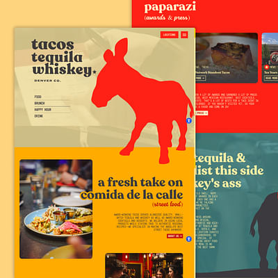 Tacos Tequila Whiskey: Denver Street Food - Creazione di siti web