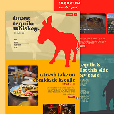Tacos Tequila Whiskey: Denver Street Food - Website Creation