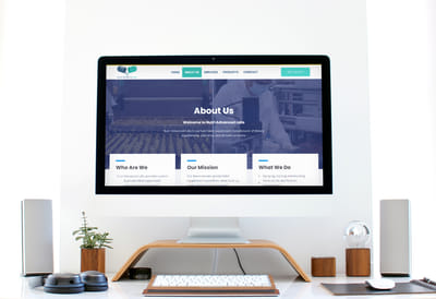 Website Development for manufacturer company - Grafikdesign