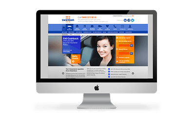 Concept design for Swinton Insurance - Website Creation