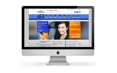 Concept design for Swinton Insurance - Website Creation