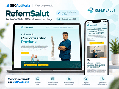Rediseño Web y Desarrollo de Landing Pages para RefemSalut en Reus - SEO