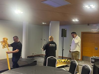 Montaje Evento Sun Pharma 2025 en Barcelona - Eventos