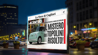 Campagna pubblicitaria Nuova Fiat Topolino - Automotive - Outdoor Advertising