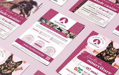 Création d'affiches pour Humanima - Print