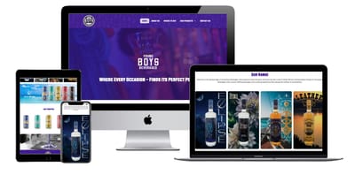 Multi-Brand WordPress web build for Young Boys Beverages - Création de site internet
