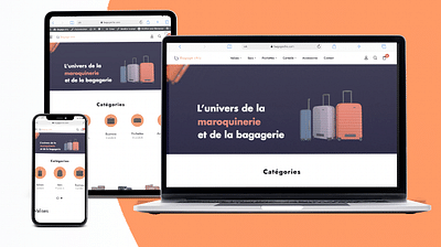 Chic Luggage Branding, UI & UX, Development - Website Creation