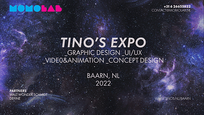 Tino's Expo - Ontwerp