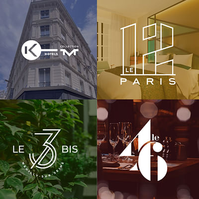 KM Hôtels - Branding & Posizionamento