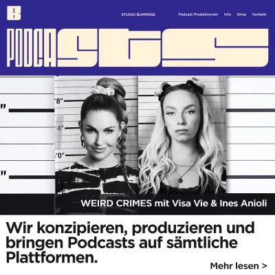 Studio Bummens // Studio Website - Webseitengestaltung