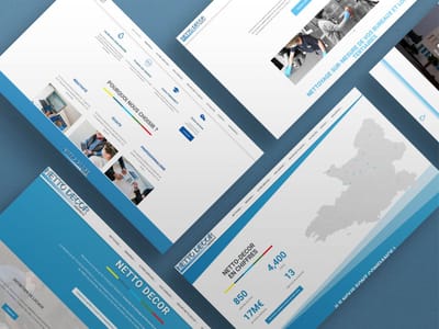 Refonte site vitrine | Grossiste produits ménagers - Mobile App