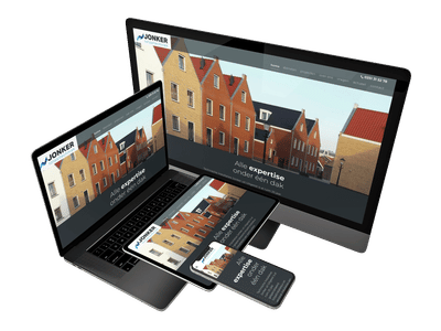 Website en logo Jonker techniek - Graphic Design
