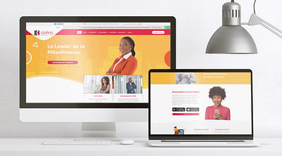 Création site web de Cofina Côte d'Ivoire - Webseitengestaltung