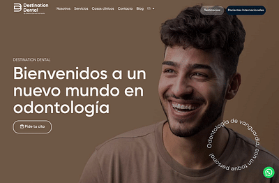 Dental clinic UX web design - Création de site internet