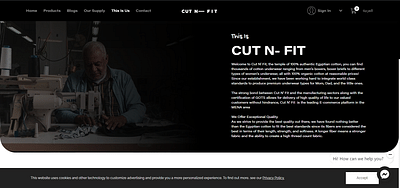 Cut N' Fit - Création de site internet