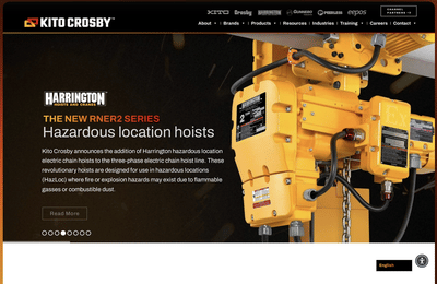 Kito Crosby Website - Web Application