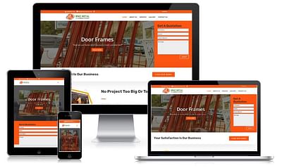 Bimz Metals Website Design - Webseitengestaltung