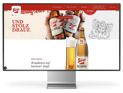 Stiegl.at - Création de site internet