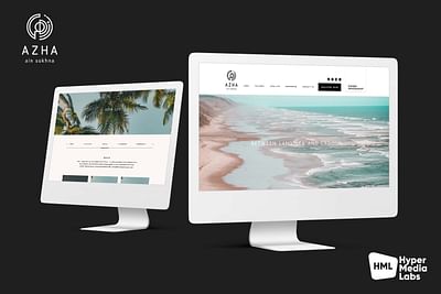 Azha Company Website - Website Creatie