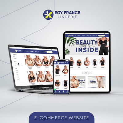 Egyfrance Lingerie (Online Store) - Website Creation