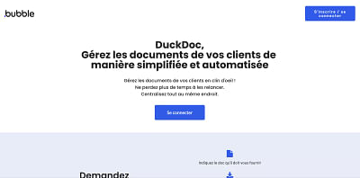 Application web DuckDoc - Webanwendung