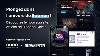 Batman Escape - Website Creatie