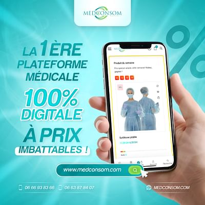 gestion du projet medical medconsom - Publicité en ligne