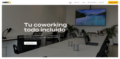 Sitio web corporativo para MetroQ - Creación de Sitios Web
