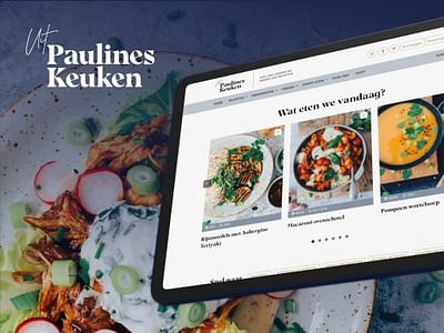 Doorontwikkeling en website UitPaulinesKeuken - Website Creatie