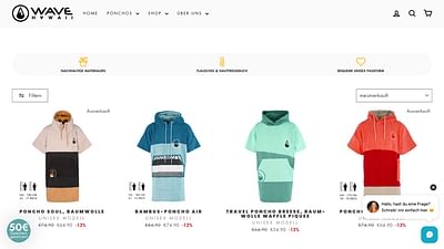 E-Commerce Store WAVE HAWAII | Shopify - E-Commerce