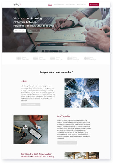 Plateforme de Matchmaking Financeurs - Financés - Digital Strategy
