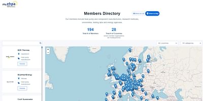 Partner Directory - Member Directory - Webanwendung