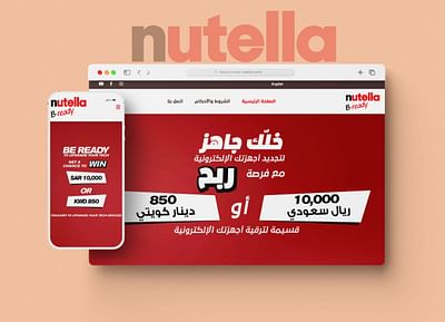 Nutella Be Ready - Application web