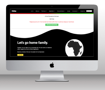 Fund For Africa Repatriation Website - Creación de Sitios Web