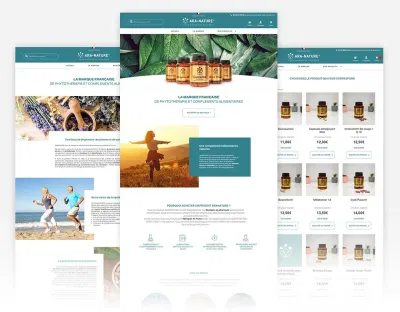 Création site internet Aranature - Website Creation