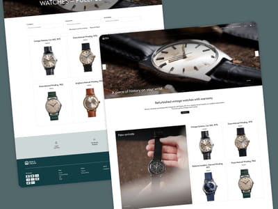Webflow E-Commerce Shop – Bow & Crown - Webseitengestaltung